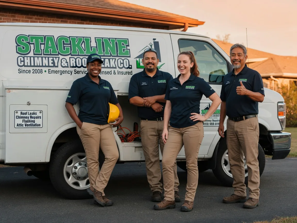 Chimney flashing repair company in Telford, PA
